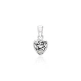 Celtic Knotwork Heart Birthstone Sterling Silver Pendant TPD2897 - Jewelry