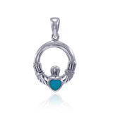 Celtic Claddagh Birthstone Pendant TPD3097