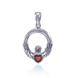 Celtic Claddagh Birthstone Pendant TPD3097 - Jewelry