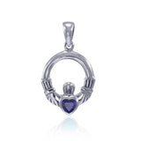 Celtic Claddagh Birthstone Pendant TPD3097 - Jewelry