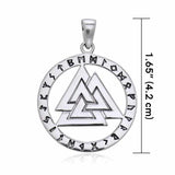 Mickie Mueller Valknut Pendant TPD3184 - Jewelry