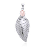 Leaf Sterling Silver Pendant TPD3274 - Jewelry