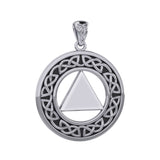 Celtic Knots Silver AA Symbol Pendant TPD334