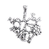 Mystified by the Cimaruta Witch Sterling Silver Jewelry Charm Pendant