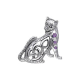 Celtic Cat Pendant TPD337