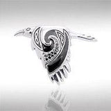 Celtic Raven Pendant TPD3381 - Jewelry