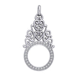 Treasured Memories are Kept in BreeZee Antique Design Silver Pendant TPD3505