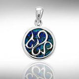 Tendril Cabochon Filigree Small Pendant TPD3574 - Jewelry