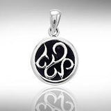 Tendril Cabochon Filigree Small Pendant TPD3574