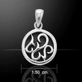 Tendril Cabochon Filigree Small Pendant TPD3574 - Jewelry