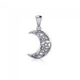 Wish Upon the Enchanting Magick Moon Spirits Silver Jewelry Pendant