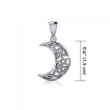 Wish Upon the Enchanting Magick Moon Spirits Silver Jewelry Pendant TPD422