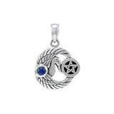 Crane Pentacle Pendant TPD4309