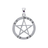 So Mote It Be Pentagram Pendants - Magicksymbols