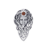 Celtic Queen Maeve Sterling Silver Pendant TPD4734 - Jewelry