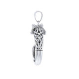 Sterling Silver Celtic Wolf Pendant TPD4851 - Jewelry