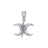 The Power Moon Sterling Silver Pendant TPD5258 - Jewelry