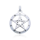 Numerology Pentacle Silver Pendant TPD548