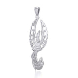 Mythical Phoenix Silver Pendant TPD5723