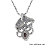 Silver Horsehead Knotwork Pendant with Gemstone  TPD5727