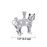 Celtic Cat Pendant TPD5737 - Jewelry