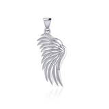 Angels Wings Silver Pendant TPD5762 - Wholesale Jewelry