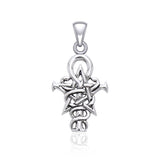 Penkhaduce Wizardry symbol Silver Pendant by Oberon Zell TPD5915