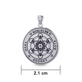 Sigil of the METATRON Small Sterling Silver Pendant TPD6031