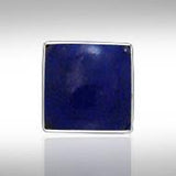 Square Cabochon Silver Pendant TPD715 - Jewelry
