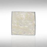 Square Cabochon Silver Pendant TPD715 - Jewelry