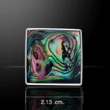 Square Cabochon Silver Pendant TPD715 - Jewelry