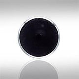 Circle Cabochon Silver Pendant TPD716 - Jewelry