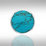 Circle Cabochon Silver Pendant TPD716 - Jewelry
