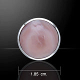 Circle Cabochon Silver Pendant TPD716 - Jewelry