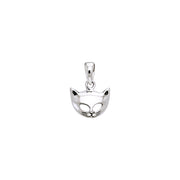 Playful and affectionate ~ Sterling Silver Cat Mask Ring TPD734