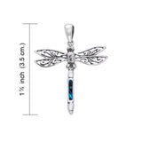 Dragonfly Sterling Silver Pendant TPD735 - Jewelry