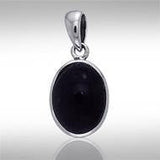 Oval Cabochon Silver Pendant TPD736