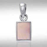 Rectangle Cabochon Silver Pendant TPD737 - Jewelry