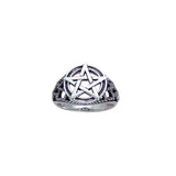 Silver Pentacle Ring TR3804