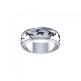Chinese Astrology Silver Ring TRI102