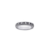 Stars Sterling Silver Spinner Ring