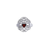 Celtic Claddagh Love Spell Sterling Silver Ring
