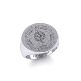 Highest Sigil Silver Ring TRI1893 - Jewelry