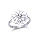 Sahasrara Crown Chakra Sterling Silver Ring TRI2043