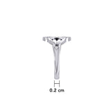 Celtic Knotwork Silver Ring TRI2356