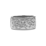 The Steve Miller Cernunnos Solid White Gold Spinner Ring WRI2387