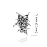 Amy Brown Stargazer Moon Fairy Tie Tac ~ Sterling Silver Jewelry TTT005 - Jewelry