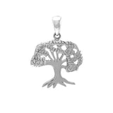 Tree of Life 14K White Gold Pendant WPD3915