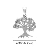 Tree of Life 14K White Gold Pendant WPD3915