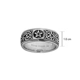 The Star 14K White Gold Spinner ring WTR1694